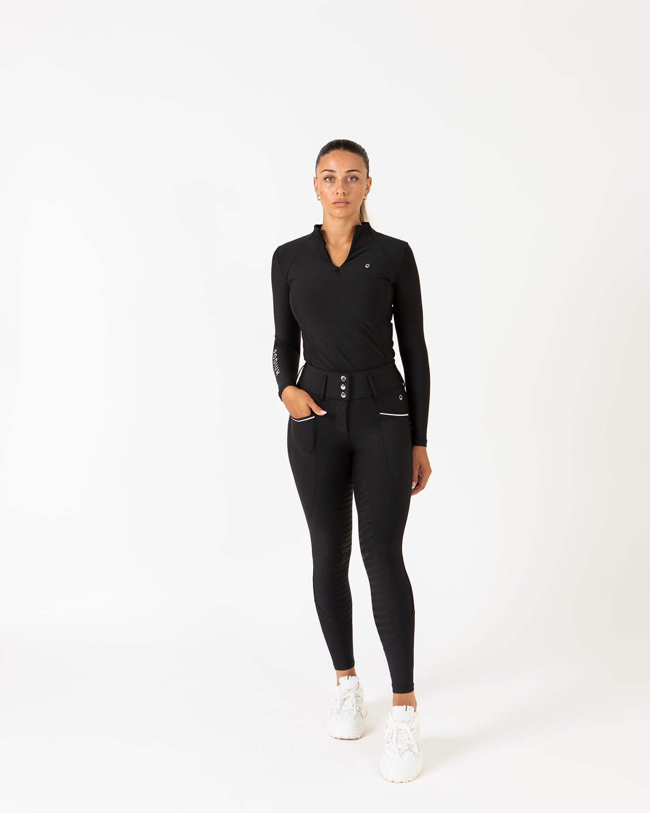 Pro Tech Hybrid Breeches - Black