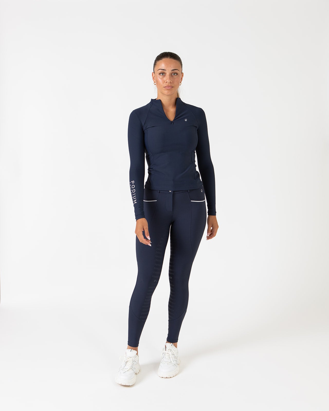 Pro Tech Hybrid Breeches - Navy