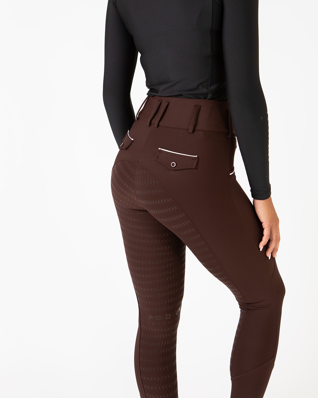 Pro Tech Hybrid Breeches - Chocolate Brown