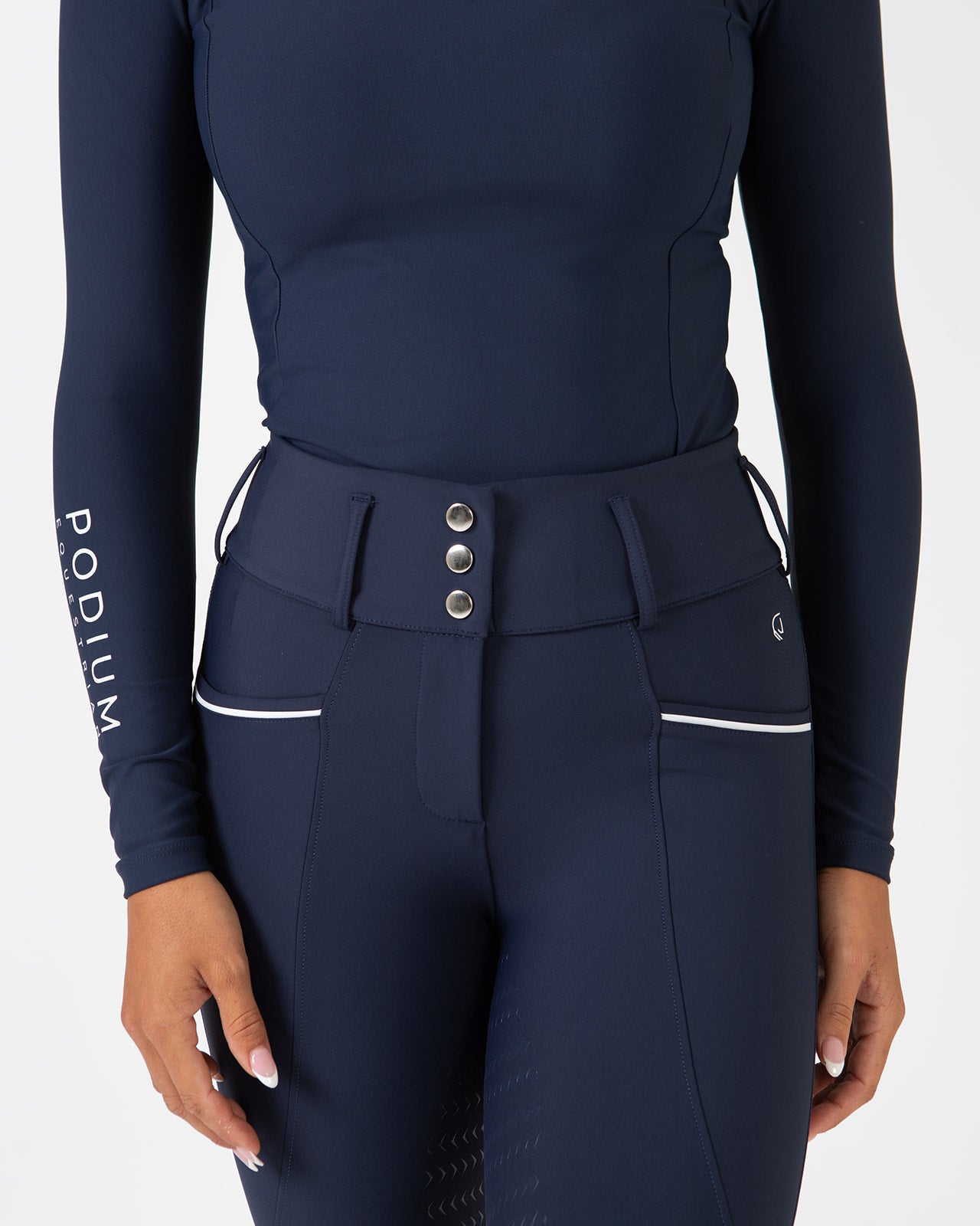 Pro Tech Hybrid Breeches - Navy