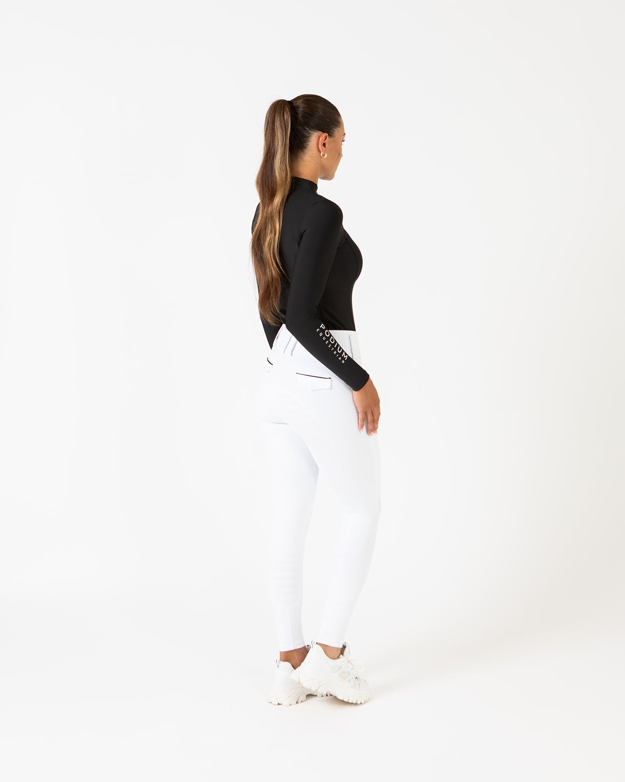 Pro Tech Competition Hybrid Breeches - White