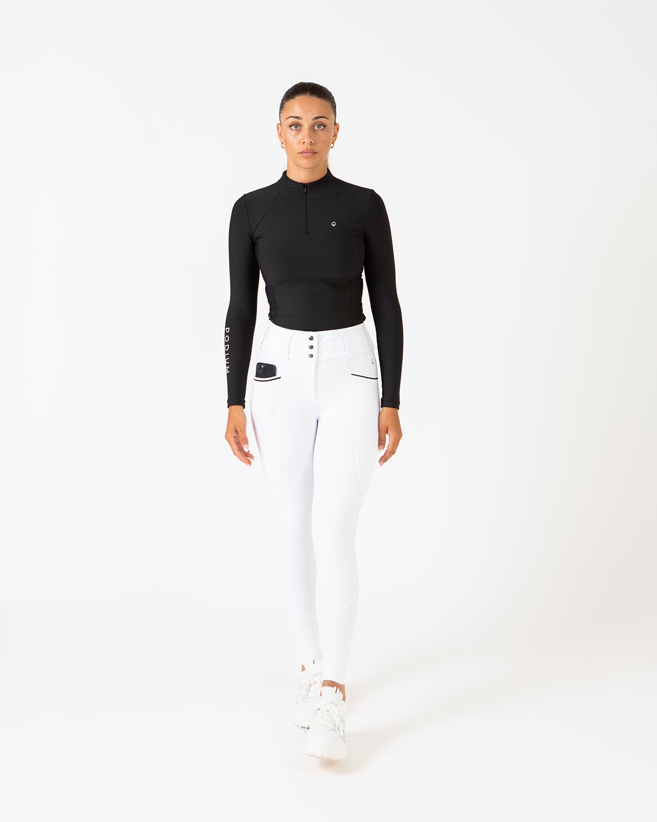 Pro Tech Competition Hybrid Breeches - White