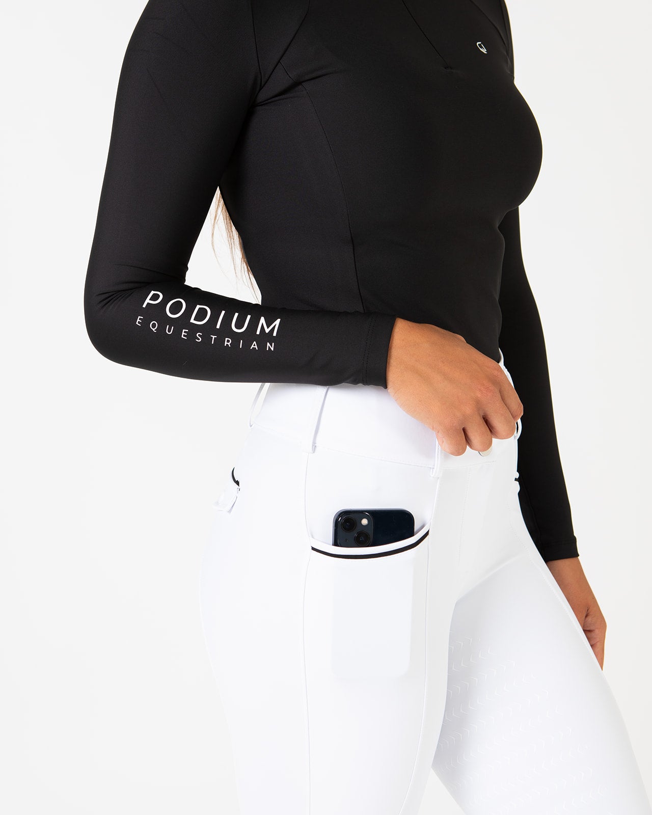Pro Tech Competition Hybrid Breeches - White