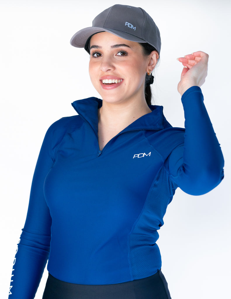 High Performance Long Sleeve Base Layer - Blue